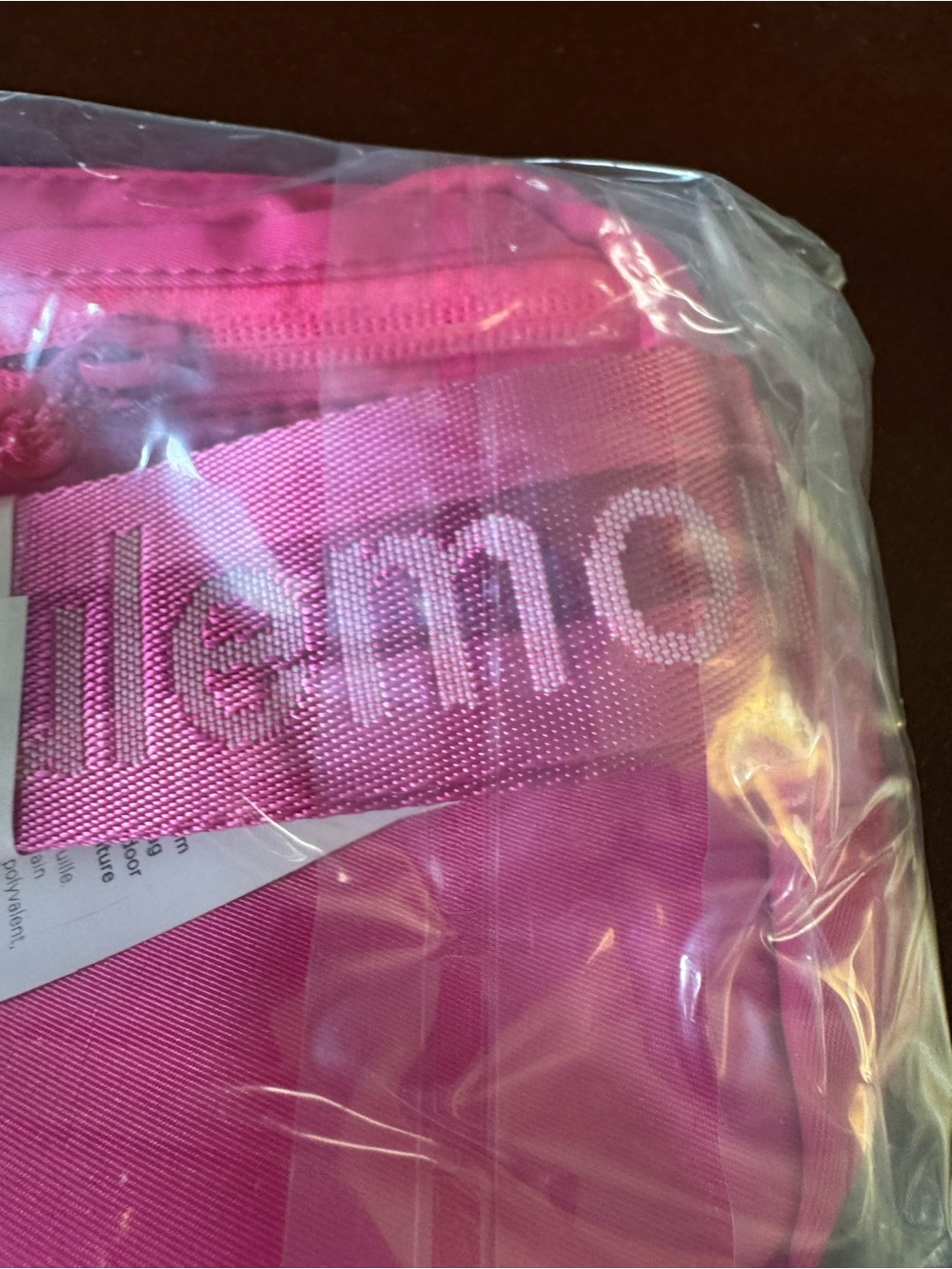Lululemon Bright Pink Waist Bag - Picture 3 of 3